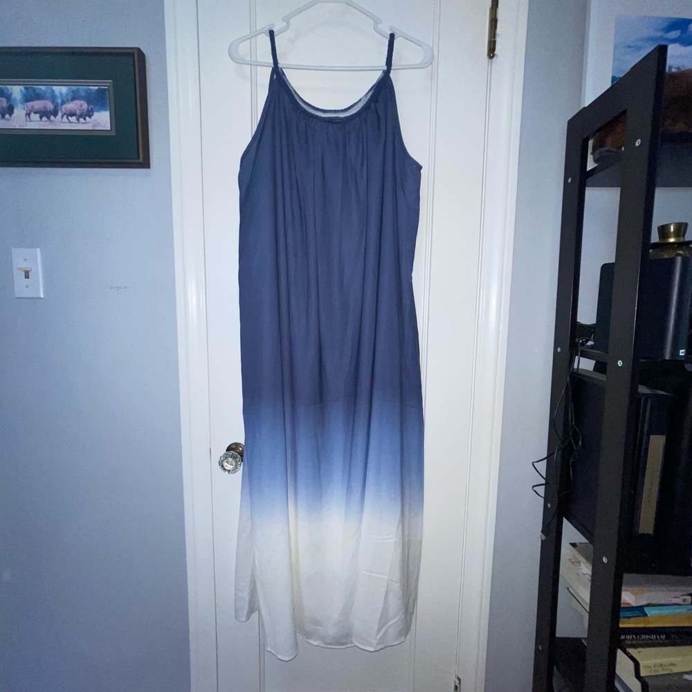 Indigo Soul Blue & White Dress - NWOT